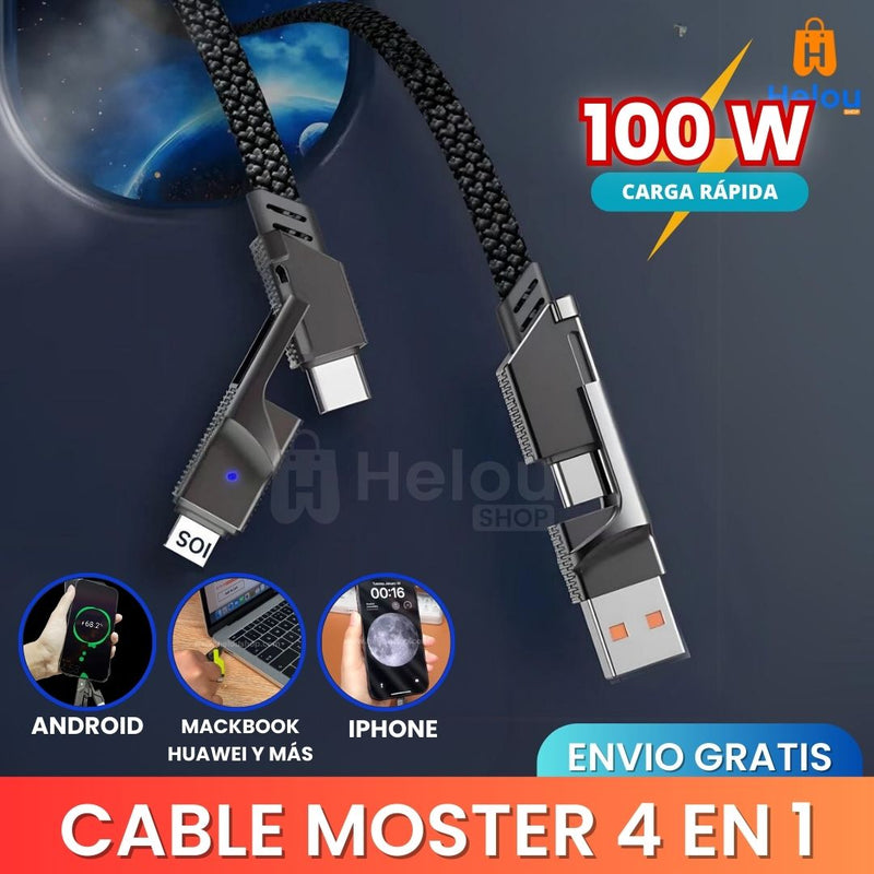 CABLE MOSTER 4 EN 1 PRO