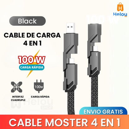 CABLE MOSTER 4 EN 1 PRO